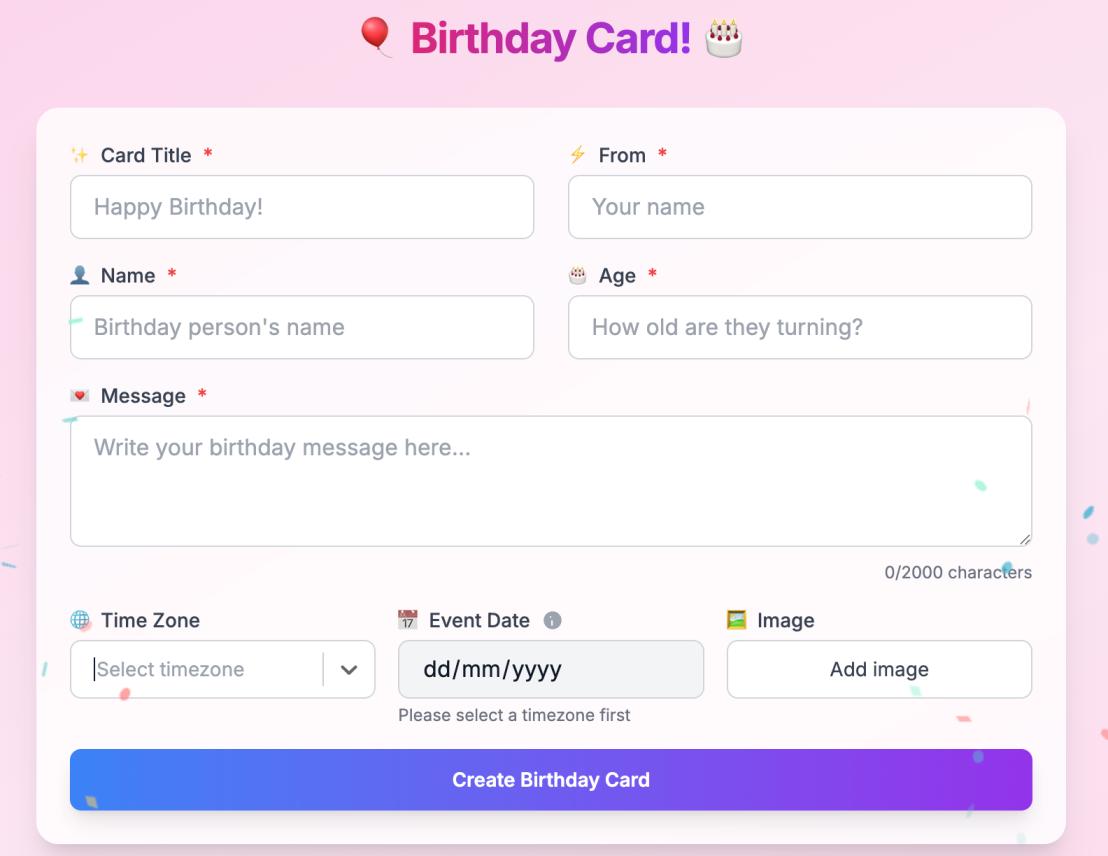 Birthday Cards